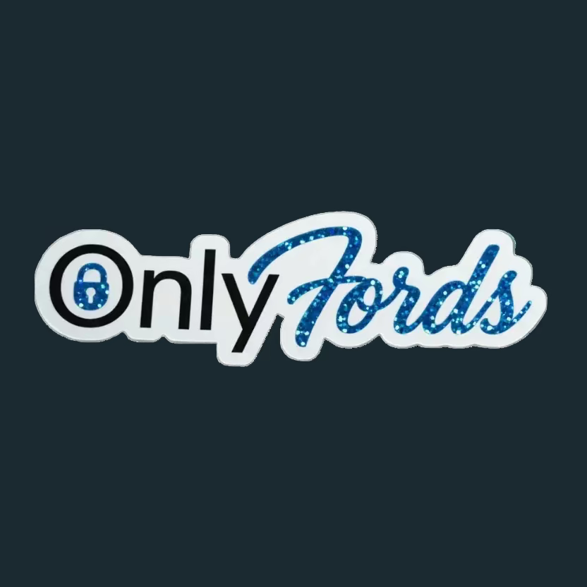 OF Glitter Decal